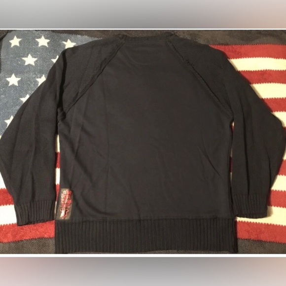 NWOT Vintage AKADEMIKS TRANSATLANTIC TACTICAL MILITARY Sweatshirt Sweater L Max - Picture 12 of 12